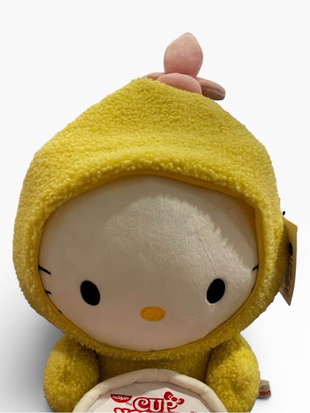 Kidrobot Sanrio Hello Kitty Shrimp Tempura Cup Noodles 13” Plush nissin nwt new - Picture 3 of 10
